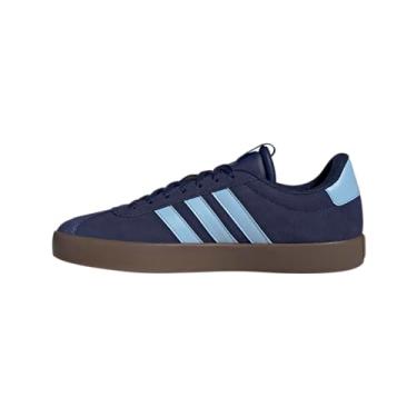 Imagem de adidas Tênis masculino Vl Court 3.0, Azul escuro/céu claro/dourado metálico, 35