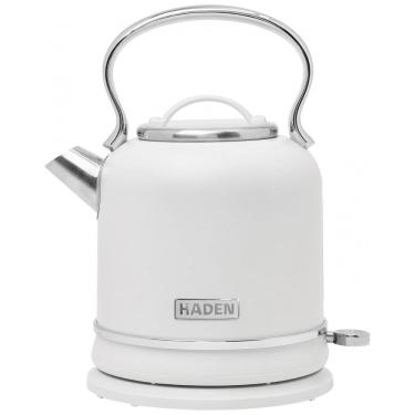 Imagem de Chaleira elétrica Haden Chelsea inox 1,7L marfim e cromo com base 360° e desligamento automático, 1500W, 110V