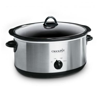 Imagem de Panela 6,62 litros Oval Manual Slow Cooker, Aço Inoxidável SCV700SBR, Panela Versátil para Famílias Grandes ou Entretenimento 7 Litros