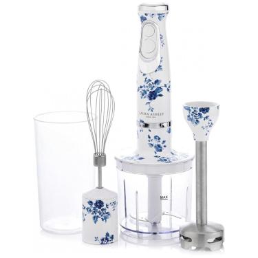 Imagem de Mixer de Imersão 4 em 1 Laura Ashley 150W China Rose, 2 Velocidades, Lâminas Inox, Batedor, Copo Medidor 300ml, VQ-SBHB219-LACR-US 110V