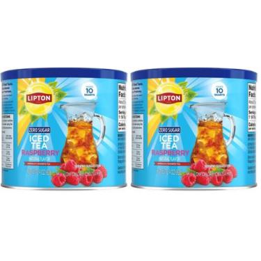 Imagem de Mistura para Chá Gelado Lipton Framboesa Zero Açúcar 2 Unidades