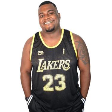 Imagem de Regata Plus Size Dry-Fit Laker's Basquete - Prostreet