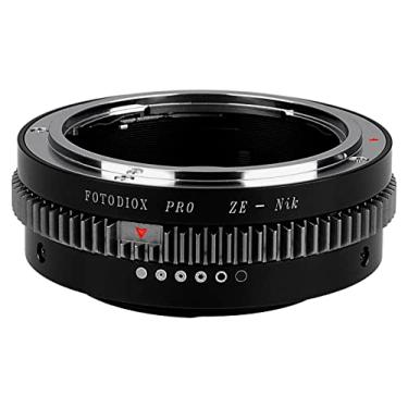 Imagem de Adaptador de montagem de lente Fotodiox Pro, para lente Mamiya ZE (35mm) para câmera Nikon, para câmeras Nikon