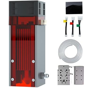 Imagem de ZBAITU Kit de módulo laser C40 40W, módulo laser de diodo óptico de 5 W para cortador de gravador a laser, cabeça de laser de 5W para vidro acrílico de couro e madeira, compatível com a maioria das máquinas de corte de gravação a laser, 12 V