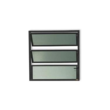 Imagem de Basculante Plus Vidro Boreal 60cm x 80cm Brimak Preto