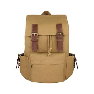 Imagem de Mochila Lenna's Lona Vintage 085 Caqui