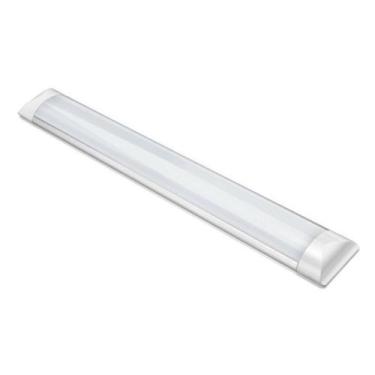Imagem de Luminária Linear 60cm Led 18W Sobrepor Slim Retangular Branco Frio 650