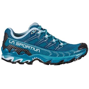 Imagem de La Sportiva Womens Ultra Raptor II Trail Running Shoes, Ink/Topaz, 6