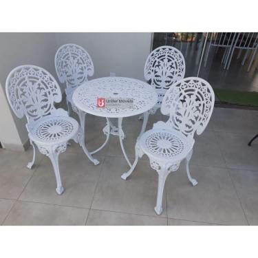Imagem de Conjunto de Mesa Para Jardim Espanhol em Alumínio Fundido Unifer Móveis