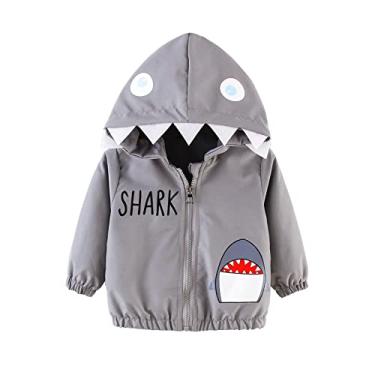 Imagem de Casaco infantil infantil infantil meninas meninos primavera inverno casaco casaco roupas infantil casaco estrada, Cinza, 12-18 Meses