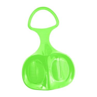 Imagem de Amagogo Trenó de neve, trenó deslizante de grama, com alça, trenó resistente, tobogã, trenó downhill para crianças, adultos, meninos e meninas, Verde