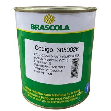 Imagem de Brascoved Antirruido Bege W238 1kg Brascola