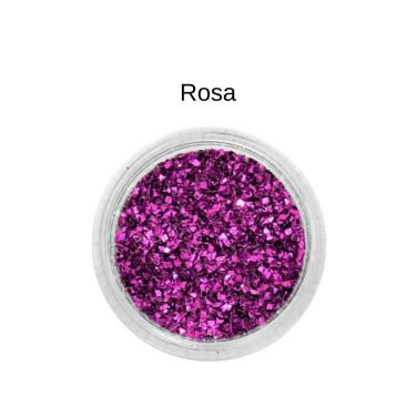 Imagem de Glitter Flocado Maquiagem Rosto Corpo Cabelo Purpurina Brilho Grosso Holográfico Artístico Corporal Facial Make Carnaval