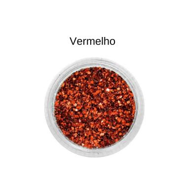 Imagem de Glitter Flocado Maquiagem Rosto Corpo Cabelo Purpurina Brilho Grosso Holográfico Artístico Corporal Facial Make Carnaval