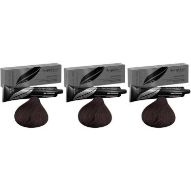 Imagem de Coloraçao Acquaflora Sem Amonia 3.0 Castanho Esc-Kit C/3Un