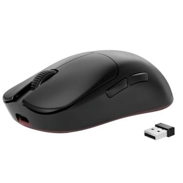 Imagem de FELICON x Mouse para jogos sem fio AJAZZ AJ099, sensor Pixart leve de 59 g PAW3311, 6 DPI até 12K, 2,4G/USB-C com fio 200 horas programável para computador WIn/Mac/PS4/XBOX/Gamer/Office(preto)