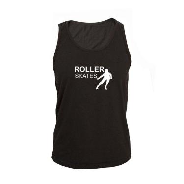 Imagem de Regata Masculina Algodão Roller Skates Estampada Verão