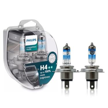Imagem de Lâmpadas de halogêneo H4 X-TremeVision PRO150 de substituição para Philips 12342XVPS2 12V 60/55W | Pacote com 2