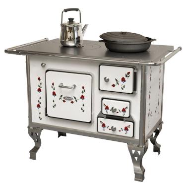 Imagem de Fogão a Lenha Compacto N1 Cozinha Nacional Branco