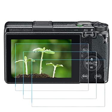 Imagem de FANZR Película protetora de tela GR III compatível com câmera Ricoh GR III GR3 (pacote com 3), 0,3 mm, dureza 9H, vidro temperado antiarranhões