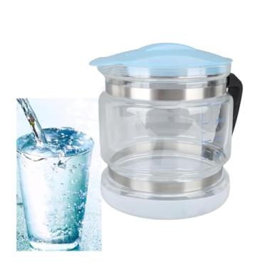 Imagem de YYGJYGOO Recipiente de água de vidro de 1 galão/4L para destilador, jarro de garrafa de água destilada, pote de água destilada compatível com a maioria dos destiladores de água de bancada