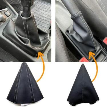 Imagem de Kit Coifa Alavanca Câmbio Manual E Freio de Mão Corsa Joy 2008 2009 20