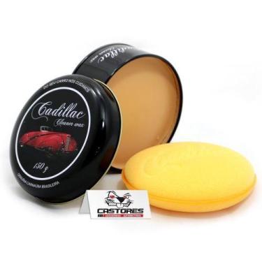 Imagem de Cera Cadillac 150 gramas Cleaner Wax Carnaúba Com Aplicador