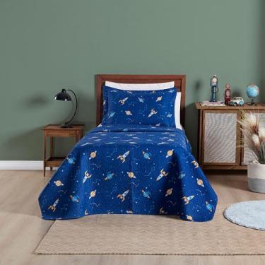 Imagem de Colcha Bouti Kids Dupla Face Cama Solteiro Estampada 2,40 x 1,60m - Jo