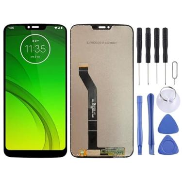 Imagem de Substituição da tela móvel Tela TFT LCD para Motorola Moto G7 Power, versão da UE com Montagem Full Digitizer (preto) Ecrã LCD
