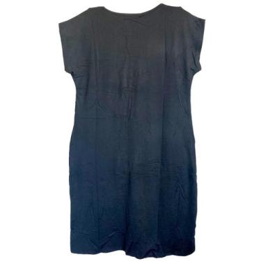 Imagem de vestido camisão midi plus size feminino evangelico elegante manga curt