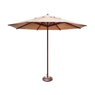 Imagem de Guarda Sol 3m com Base Aluminio Para Mesa Piscina E Jardim - Nossa Kas