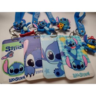 Imagem de Porta Cartão Stitch c/ Chaveiro - Fofilys