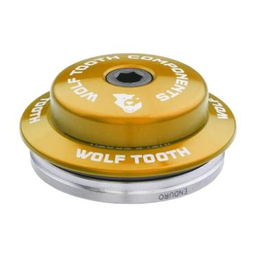 Imagem de Fone de ouvido superior com dentes de lobo para empilhar dourado especializado de 3 mm