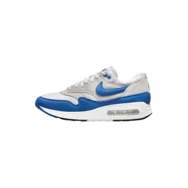 Imagem de NIKE Tênis feminino Air Max 1 86 - Branco/Azul royal, tamanho 46, Azul royal, 5 Wide