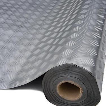 Imagem de Piso Laminado Vinilico Antiderrapante Bus Prata 1,00 X 1,40 Mts Onibûs