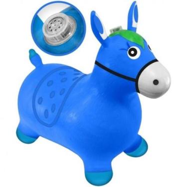 Imagem de Cavalinho Upa Upa Pula Pula Inflável Musical Brinquedo Infantil - Oca 