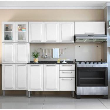 Imagem de Cozinha 4 Peças 13 Portas 2 Gavetas Tarsila Itatiaia Branco