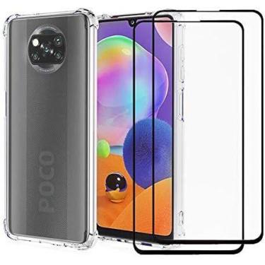 Imagem de Capa Anti Impacto Xiaomi Poco X3 Pro + Película 5D Nano Cerâmica + Kit