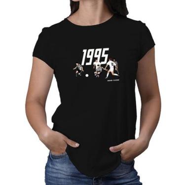 Imagem de Camiseta Feminina Artilheiro Maravilha Fogão Brasileirão 1995 - NovoMa