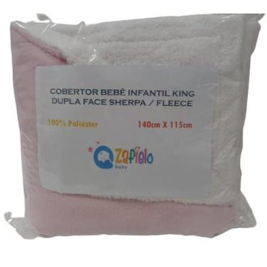 Imagem de Cobertor Luxo Bebê Infantil King Dupla Face Sherpa / Fleece - Zafielo,