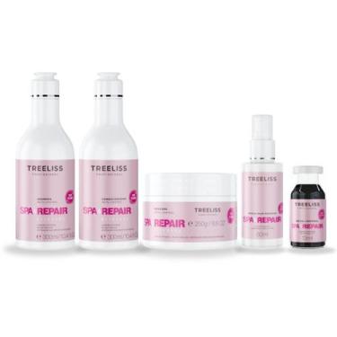 Imagem de Kit Reparação Metal control Spa e Repair 5 itens treeliss - Treeliss P