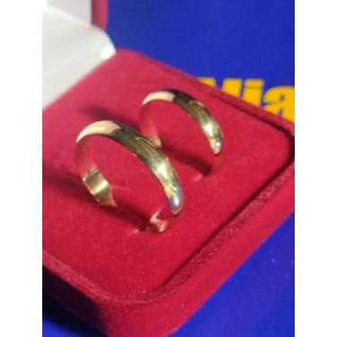 Imagem de Alianças Par Ouro 18 Kilates 3 Gramas  3 mm