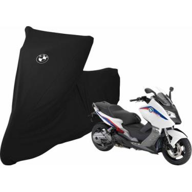 Imagem de Capa De Tecido Helanca Lycra Para Moto BMW C 600 - Mz, Preto