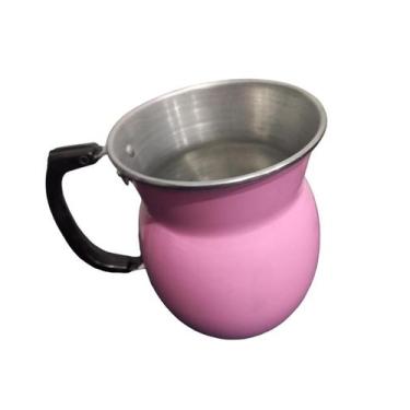Imagem de Jarra Bojuda 800ML em Aluminio Rosa Bebe - Aluminio Conte
