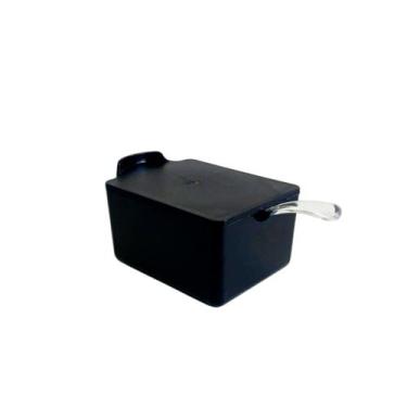 Imagem de Açucareiro Elegance 250ml Com Colher Sofisticado Porta Açucar - Microm