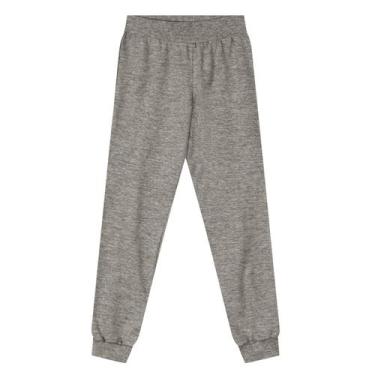 Imagem de Calça jogger básica infantil menina em moletinho Brandili, 6