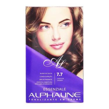 Imagem de Tonalizante em Creme Essenziale Chocolate Dourado 7.7 - Alphaline - Al