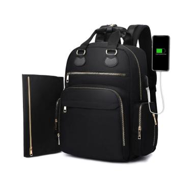 Imagem de Mochila para fraldas ILCOLPO com 17 bolsos, trocador