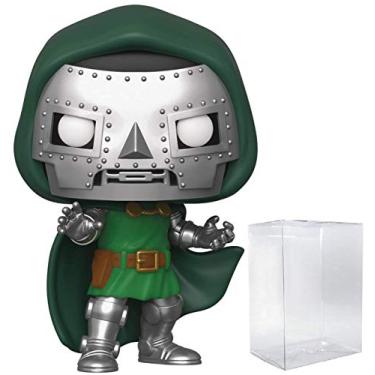 Imagem de POP Marvel: Fantastic Four - Doctor Doom Funko Pop! Vinyl Figure (Bundled with Compatible Pop Box Protector Case), Multicolor, 3.75 inches