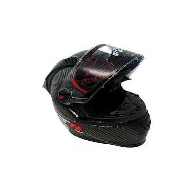 Imagem de CAPACETE FW3 GTRACING CARBON FIBER C/ ÓCULOS 58